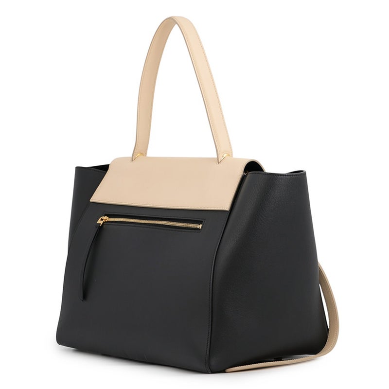 セリーヌ ハンドバッグ ベルトバッグ バイカラー レザー CELINE バッグ 黒