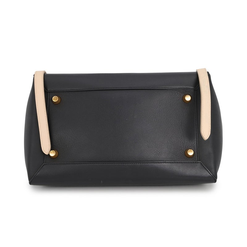セリーヌ ハンドバッグ ベルトバッグ バイカラー レザー CELINE バッグ 黒