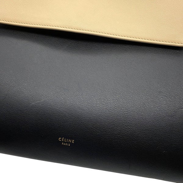 セリーヌ ハンドバッグ ベルトバッグ バイカラー レザー CELINE バッグ 黒