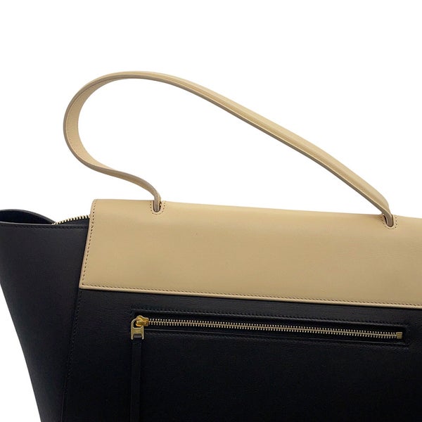 セリーヌ ハンドバッグ ベルトバッグ バイカラー レザー CELINE バッグ 黒