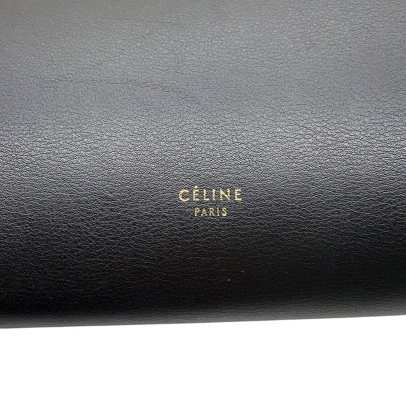 セリーヌ ハンドバッグ ベルトバッグ バイカラー レザー CELINE バッグ 黒