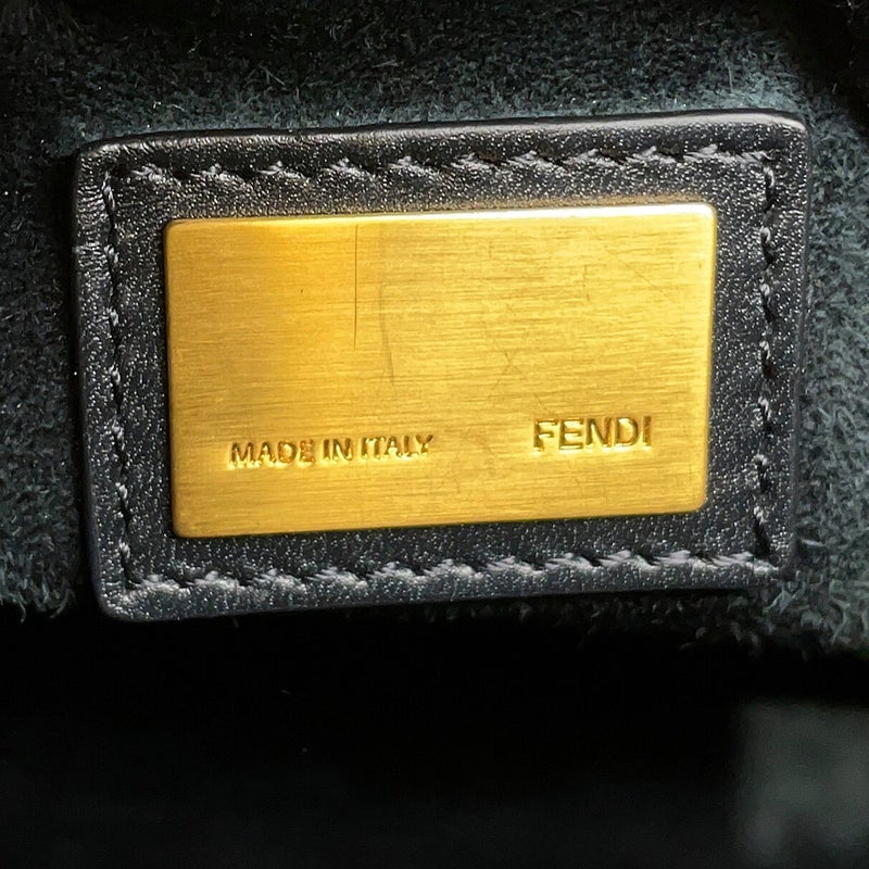 フェンディ ハンドバッグ ピーカブー レギュラー レザー 8BN226 FENDI 2wayショルダーバッグ 黒
