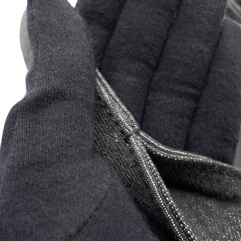 プラダ トートバッグ カナパ CANAPA ミディアム デニム 1BG642 PRADA 黒
