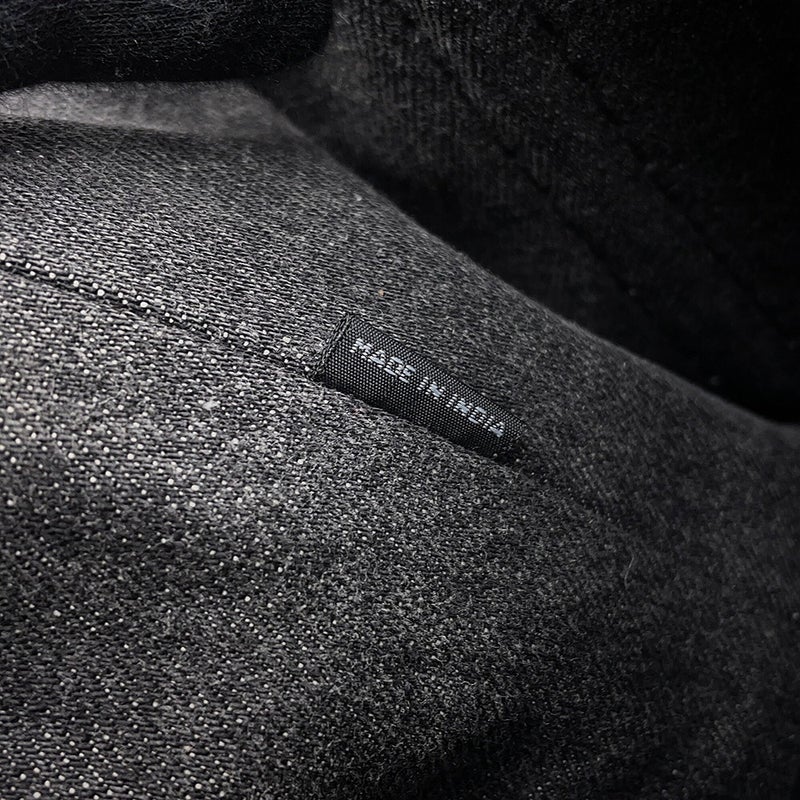 プラダ トートバッグ カナパ CANAPA ミディアム デニム 1BG642 PRADA 黒