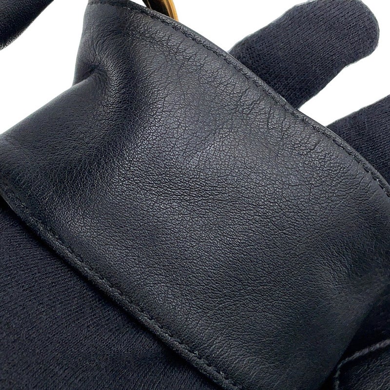 カルティエ ハンドバッグ トリニティ レザー Cartier 黒