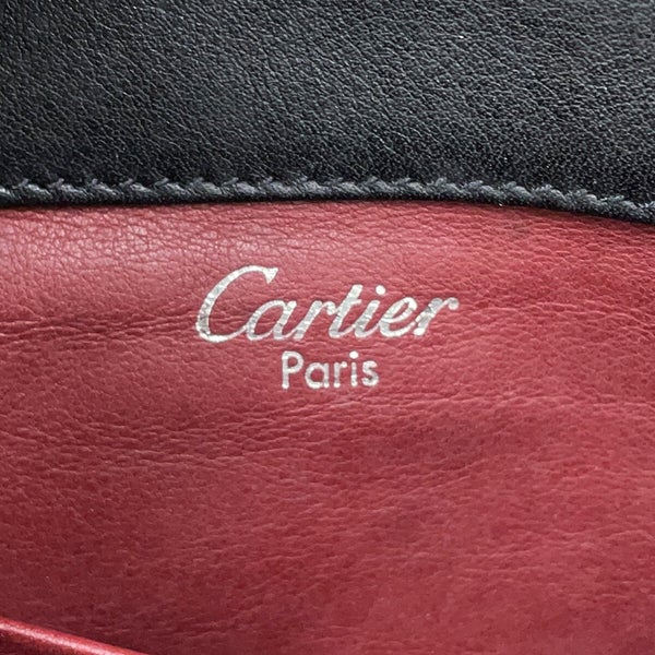 カルティエ ハンドバッグ トリニティ レザー Cartier 黒