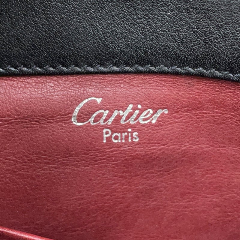 カルティエ ハンドバッグ トリニティ レザー Cartier 黒