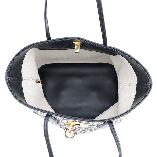 サルヴァトーレ・フェラガモ トートバッグ ガンチーニ キャンバス レザー 21H663 Ferragamo 黒