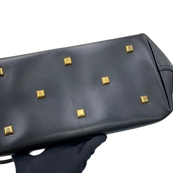 サルヴァトーレ・フェラガモ トートバッグ ガンチーニ キャンバス レザー 21H663 Ferragamo 黒