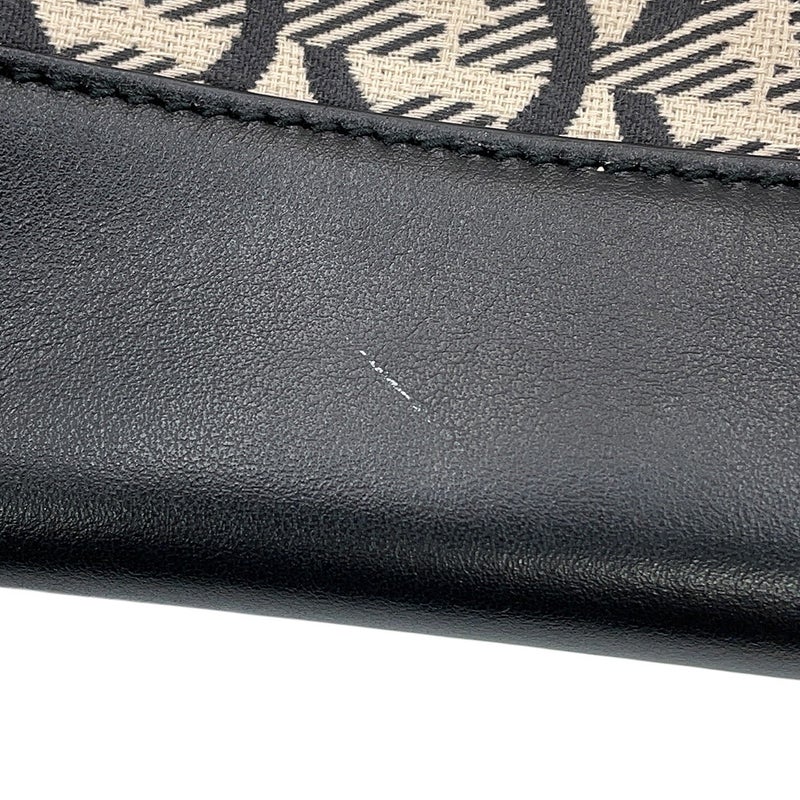 サルヴァトーレ・フェラガモ トートバッグ ガンチーニ キャンバス レザー 21H663 Ferragamo 黒