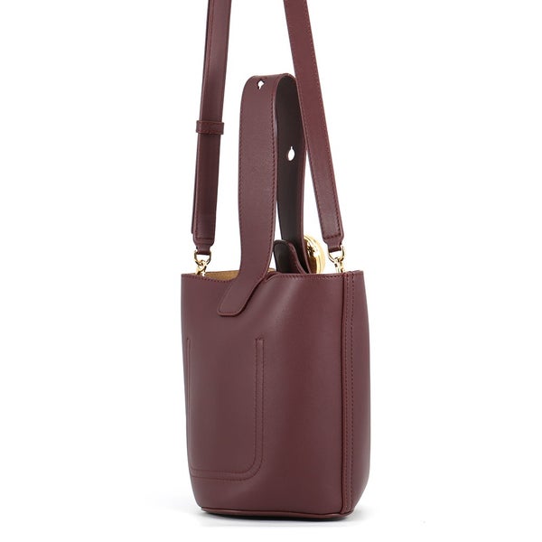 ロエベ ハンドバッグ  ぺブルバゲット アナグラム レザー LOEWE 2wayショルダーバッグ
