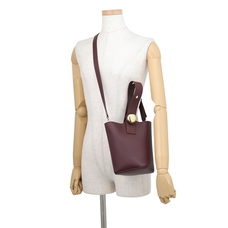ロエベ ハンドバッグ  ぺブルバゲット アナグラム レザー LOEWE 2wayショルダーバッグ