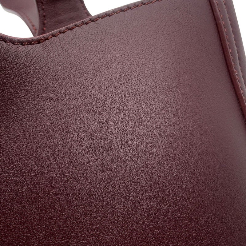 ロエベ ハンドバッグ  ぺブルバゲット アナグラム レザー LOEWE 2wayショルダーバッグ