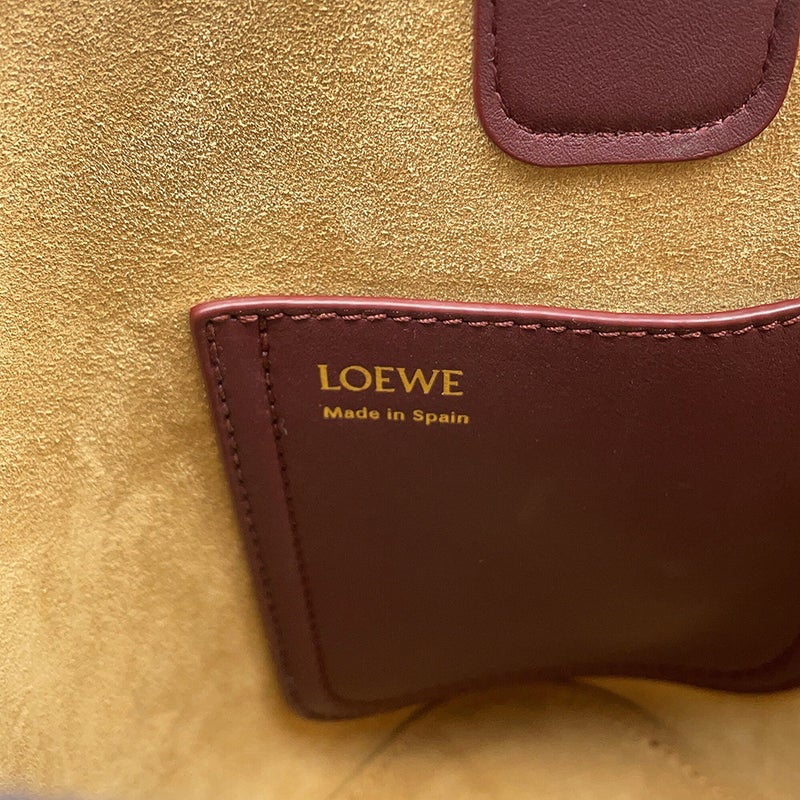 ロエベ ハンドバッグ  ぺブルバゲット アナグラム レザー LOEWE 2wayショルダーバッグ
