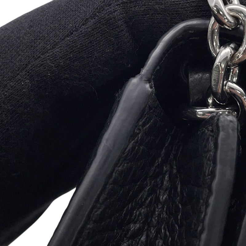 メゾンマルジェラ チェーンウォレット ４ステッチ グレイニーレザー SA3UI0008 Maison Margiela 財布 黒