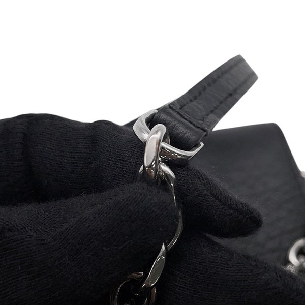 メゾンマルジェラ チェーンウォレット ４ステッチ グレイニーレザー SA3UI0008 Maison Margiela 財布 黒