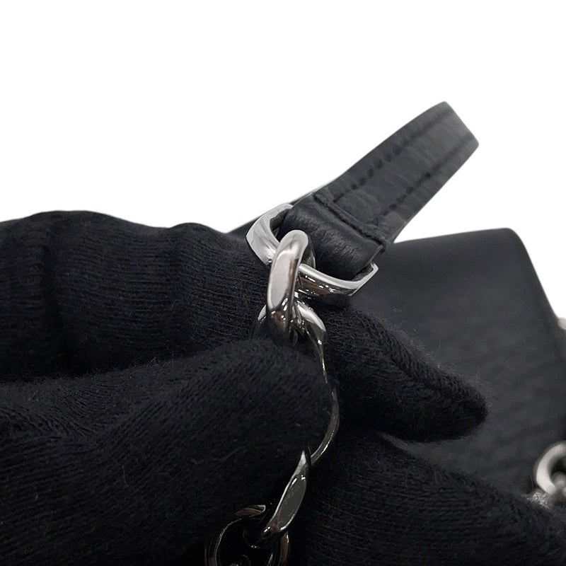 メゾンマルジェラ チェーンウォレット ４ステッチ グレイニーレザー SA3UI0008 Maison Margiela 財布 黒