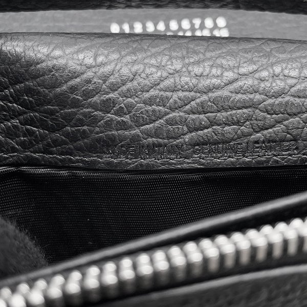 メゾンマルジェラ チェーンウォレット ４ステッチ グレイニーレザー SA3UI0008 Maison Margiela 財布 黒
