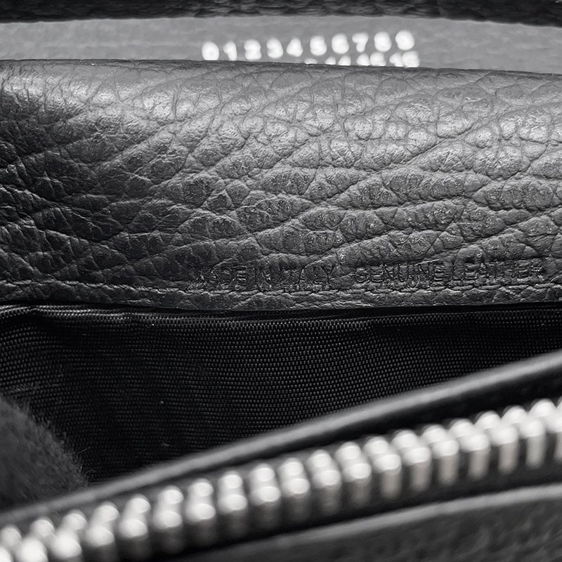 メゾンマルジェラ チェーンウォレット ４ステッチ グレイニーレザー SA3UI0008 Maison Margiela 財布 黒