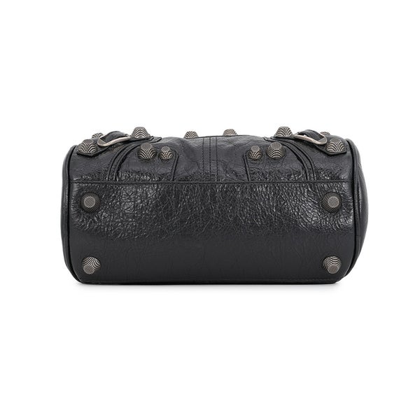 バレンシアガ ショルダーバッグ ルカゴール シリンダー レザー 771716 BALENCIAGA 黒