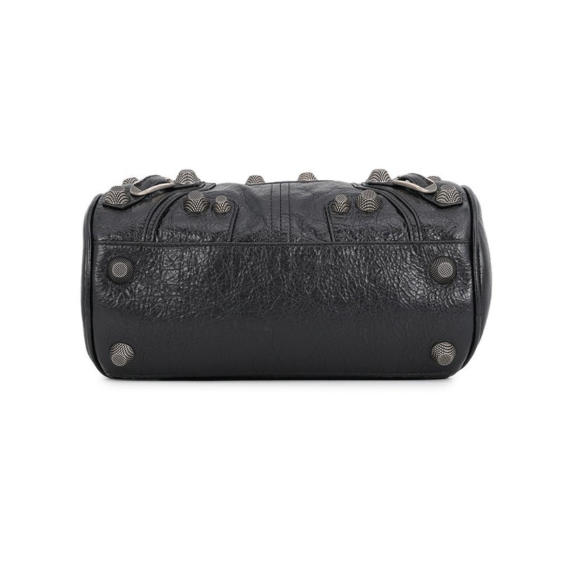 バレンシアガ ショルダーバッグ ルカゴール シリンダー レザー 771716 BALENCIAGA 黒