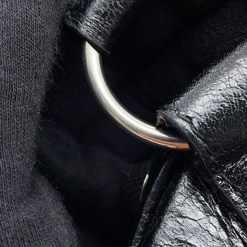 バレンシアガ ショルダーバッグ ルカゴール シリンダー レザー 771716 BALENCIAGA 黒