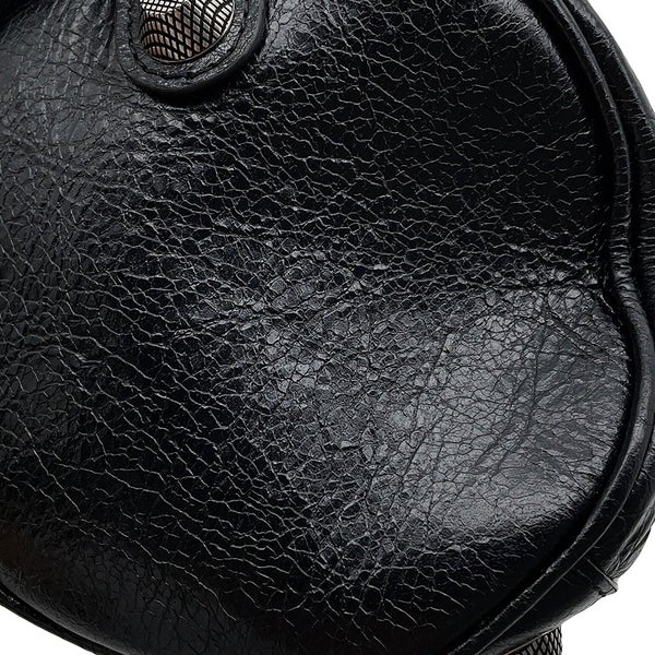 バレンシアガ ショルダーバッグ ルカゴール シリンダー レザー 771716 BALENCIAGA 黒