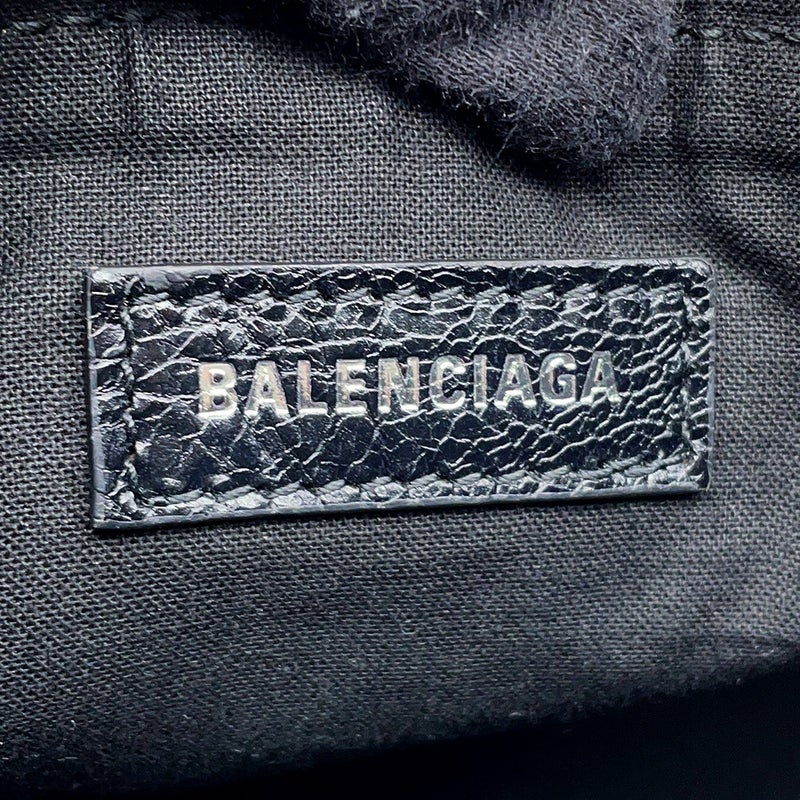 バレンシアガ ショルダーバッグ ルカゴール シリンダー レザー 771716 BALENCIAGA 黒