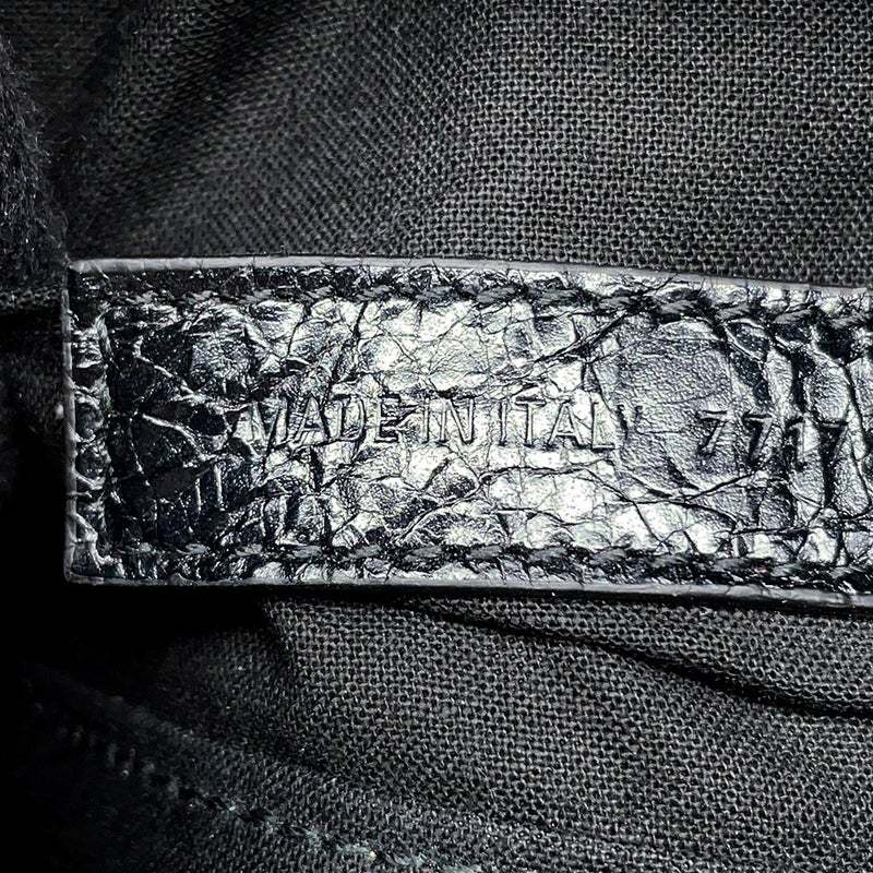 バレンシアガ ショルダーバッグ ルカゴール シリンダー レザー 771716 BALENCIAGA 黒