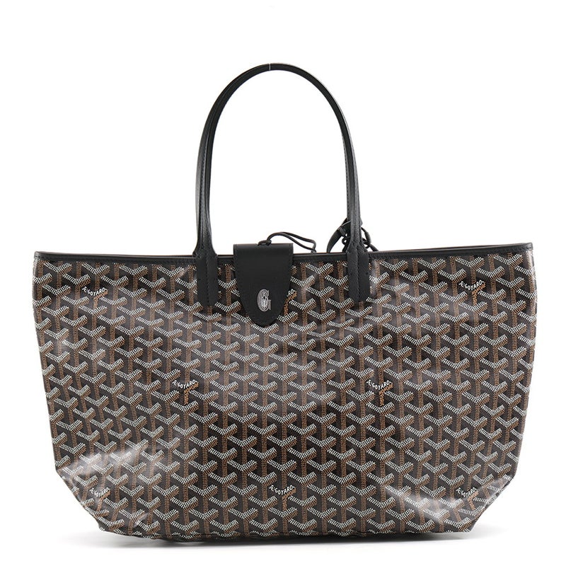 ゴヤール トートバッグ サンルイPM PVC レザー STLCROPMLTY01CL01P GOYARD ポーチ付き 黒