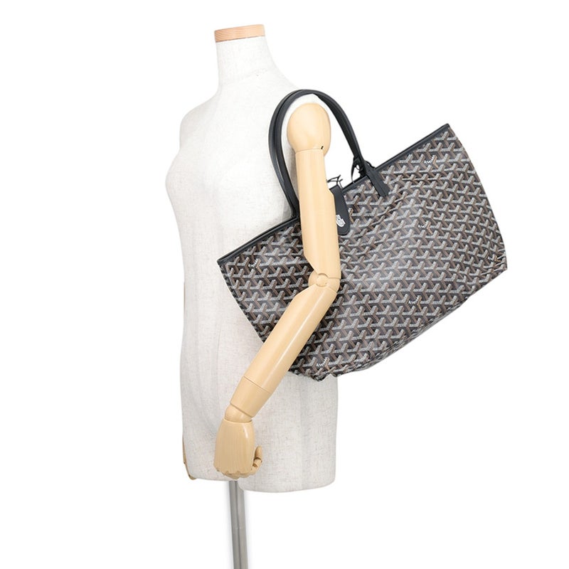 ゴヤール トートバッグ サンルイPM PVC レザー STLCROPMLTY01CL01P GOYARD ポーチ付き 黒