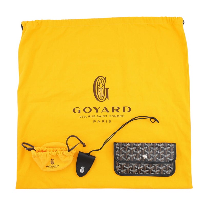 ゴヤール トートバッグ サンルイPM PVC レザー STLCROPMLTY01CL01P GOYARD ポーチ付き 黒