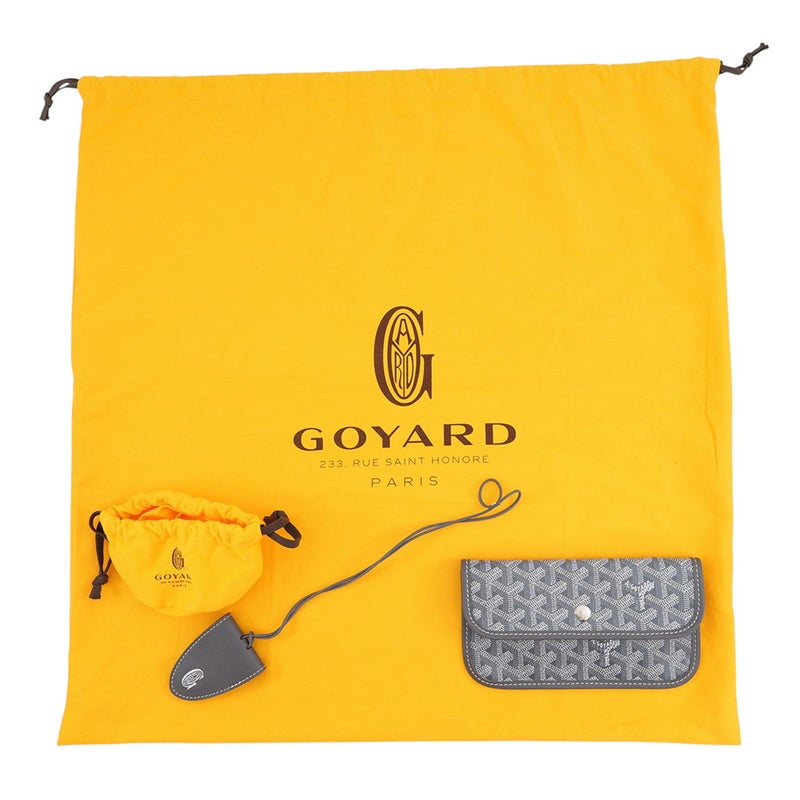ゴヤール トートバッグ サンルイPM クリップ付き PVC レザー STLCROPMLTY51CL51P GOYARD ポーチ付き