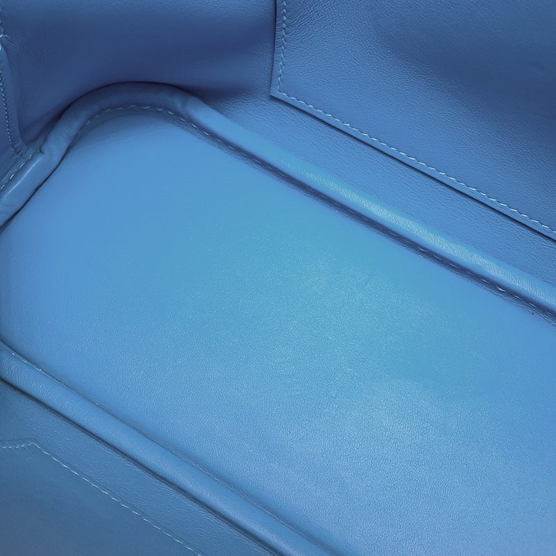 エルメス ボリード1923 25 セレステ/シルバー金具 エプソン U刻印 HERMES ２wayショルダー セレスト