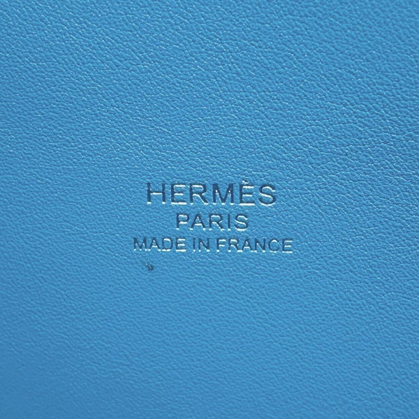 エルメス ボリード1923 25 セレステ/シルバー金具 エプソン U刻印 HERMES ２wayショルダー セレスト