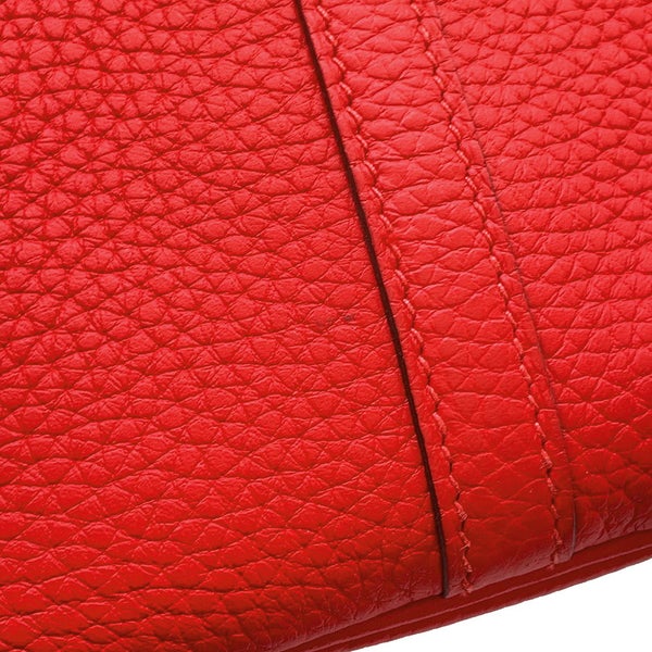 エルメス ハンドバッグ ピコタンロックMM ルージュトマト/シルバー金具 トリヨンクレマンス K刻印 HERMES トートバッグ