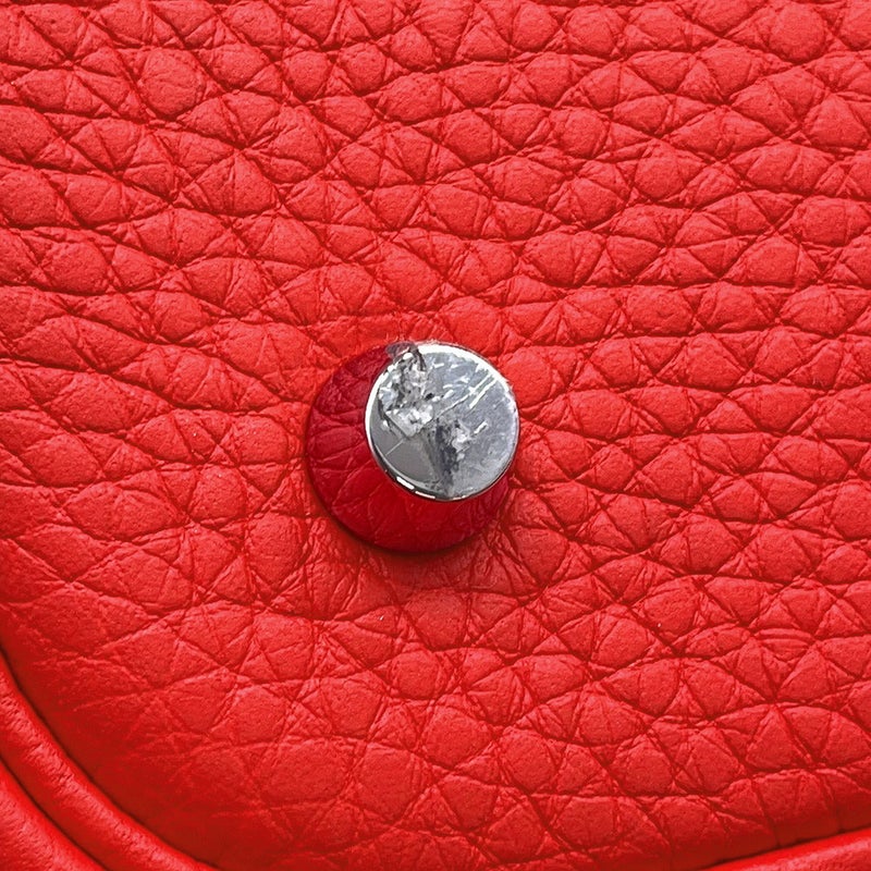 エルメス ハンドバッグ ピコタンロックMM ルージュトマト/シルバー金具 トリヨンクレマンス K刻印 HERMES トートバッグ