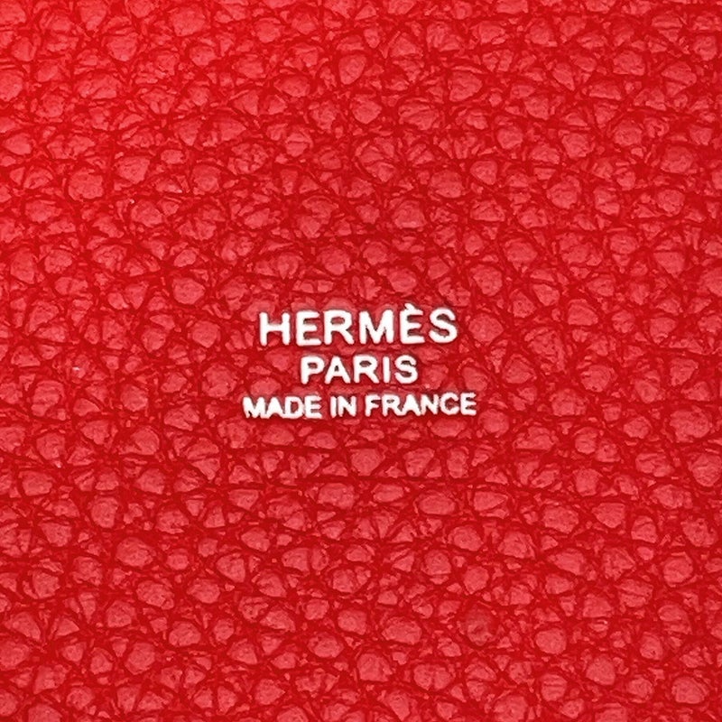 エルメス ハンドバッグ ピコタンロックMM ルージュトマト/シルバー金具 トリヨンクレマンス K刻印 HERMES トートバッグ