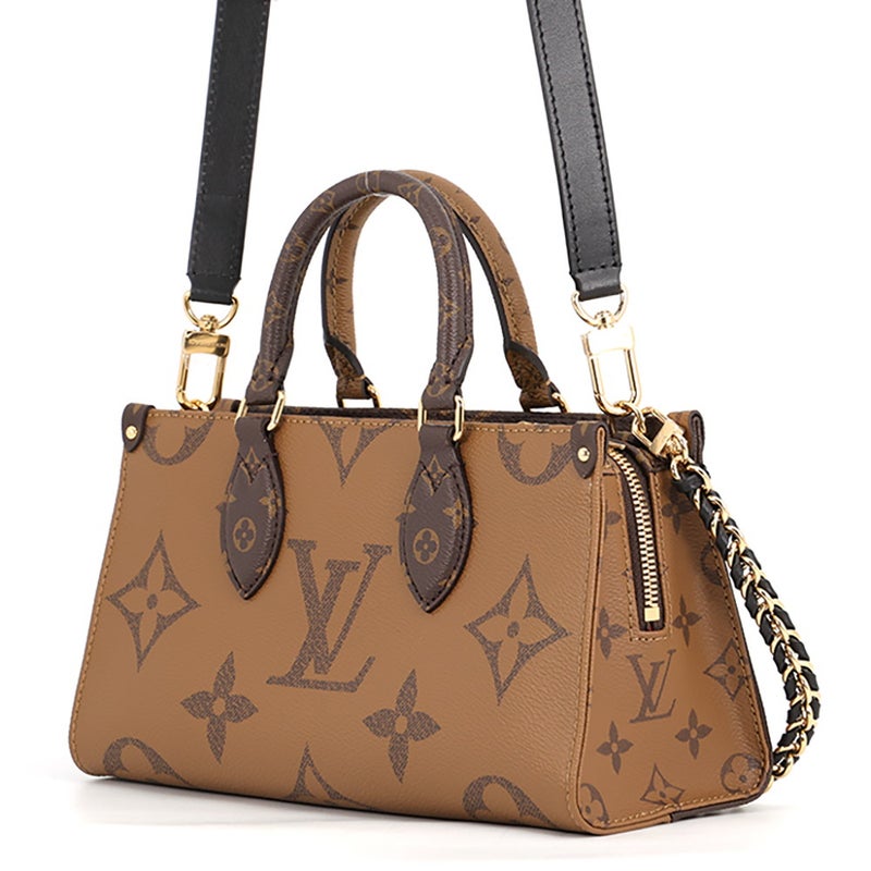 ルイヴィトン ハンドバッグ モノグラム・リバース/モノグラム・ジャイアント オンザゴー EW チェーン M14236 LOUIS VUITTON