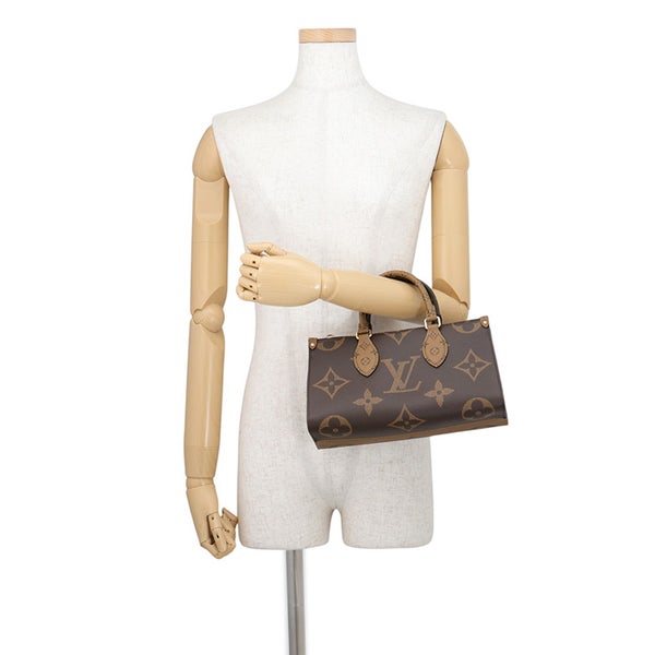 ルイヴィトン ハンドバッグ モノグラム・リバース/モノグラム・ジャイアント オンザゴー EW チェーン M14236 LOUIS VUITTON