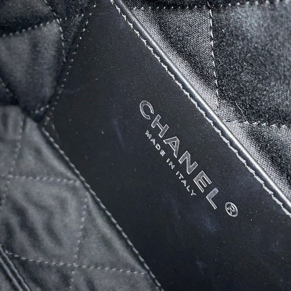 シャネル ハンドバッグ CHANEL22 ミニ ココマーク シャイニーカーフスキン AS3980 CHANEL 2wayショルダー 黒