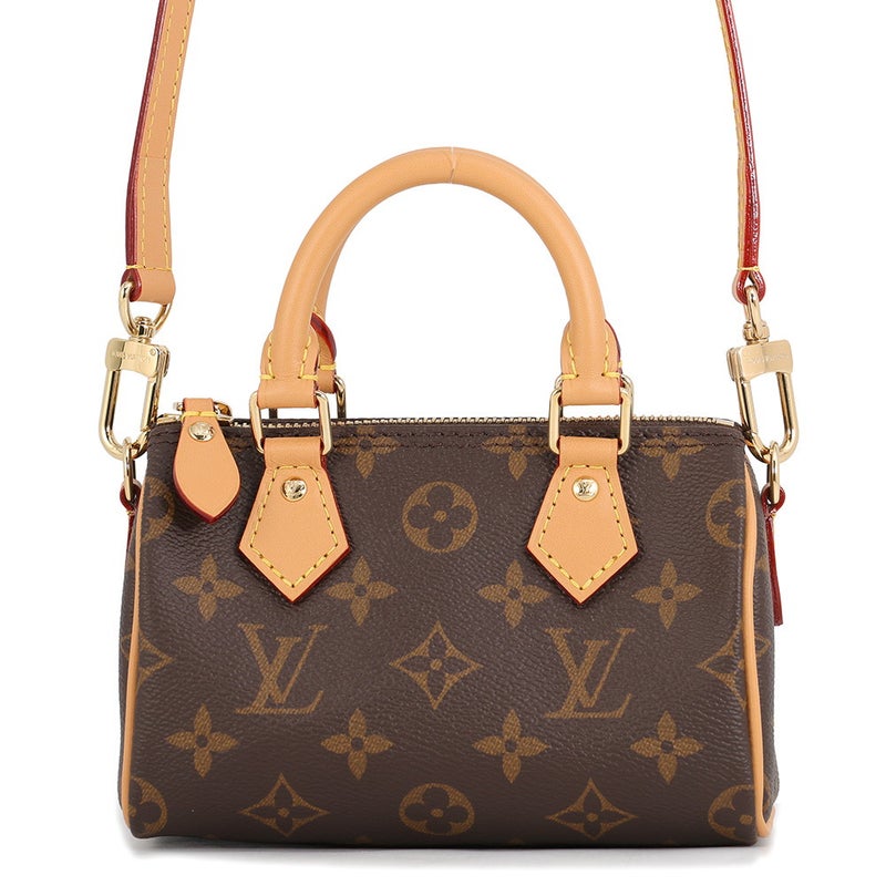 ルイヴィトン ハンドバッグ モノグラム ナノ・スピーディ M81085 LOUIS VUITTON ヴィトン 2way ショルダーバッグ