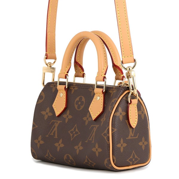 ルイヴィトン ハンドバッグ モノグラム ナノ・スピーディ M81085 LOUIS VUITTON ヴィトン 2way ショルダーバッグ