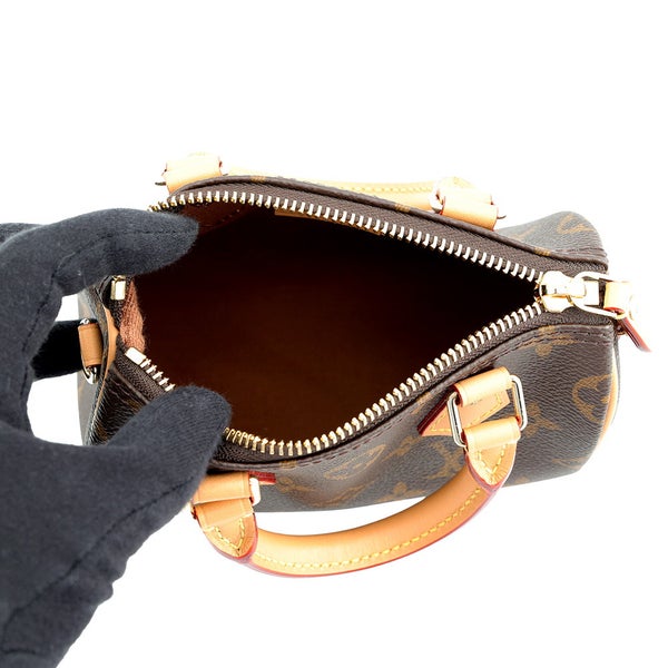 ルイヴィトン ハンドバッグ モノグラム ナノ・スピーディ M81085 LOUIS VUITTON ヴィトン 2way ショルダーバッグ