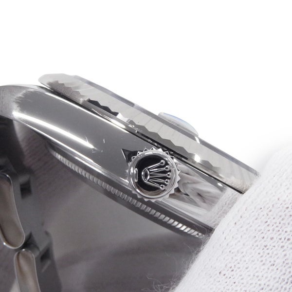 ロレックス デイトジャスト41 SS/K18WGホワイトゴールド ランダムシリアル ルーレット 126334 ROLEX 腕時計 スレート文字盤