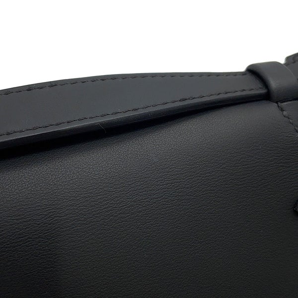 エルメス ハンドバッグ ポシェットケリー ブラック/シルバー金具 スイフト K刻印 HERMES バッグ 黒