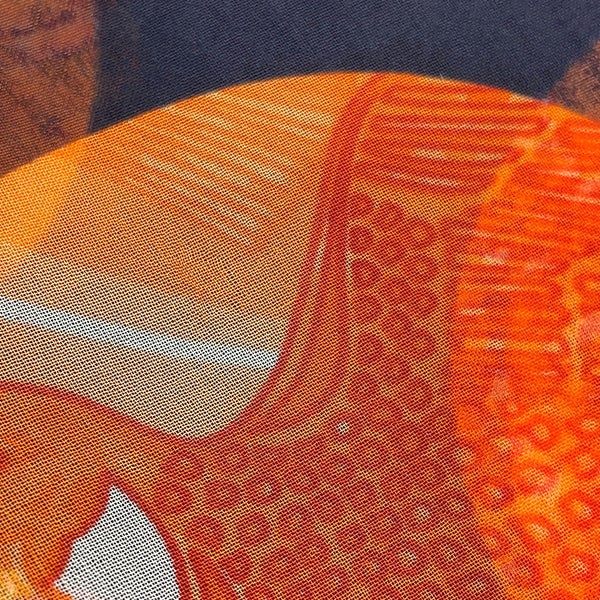 エルメス ロングストール シルクモスリン ボルヂュック HERMES メダイヨン 黒