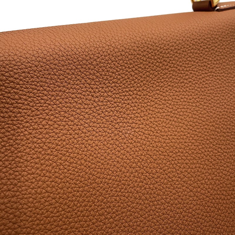 エルメス ハンドバッグ ケリー32 内縫い ゴールド/ゴールド金具 トゴ X刻印 HERMES Kelly 2wayバッグ