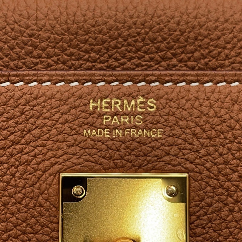 エルメス ハンドバッグ ケリー32 内縫い ゴールド/ゴールド金具 トゴ X刻印 HERMES Kelly 2wayバッグ