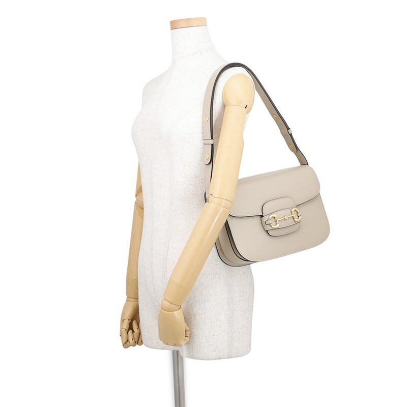 グッチ ショルダーバッグ ホースビット 1955 ミディアム レザー 602204 GUCCI